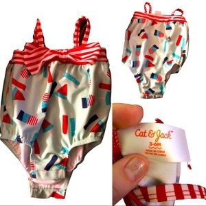 Baby girl bathsuit 3-6month